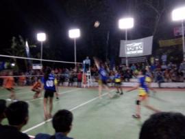 Turnamen Bola voly putri karang taruna cup Desa Bohol