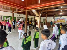 Rangkaian HUT Kalurahan Bohol ke-108 Diisi GERMAS dan Senam Bersama